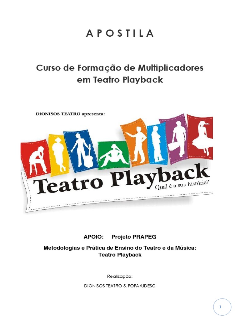 Apostila Teatro Playback, PDF, Teatro